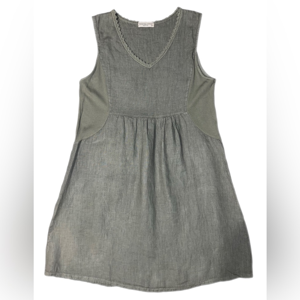 Terzo Millennio 100% Linen Dress Italian Made